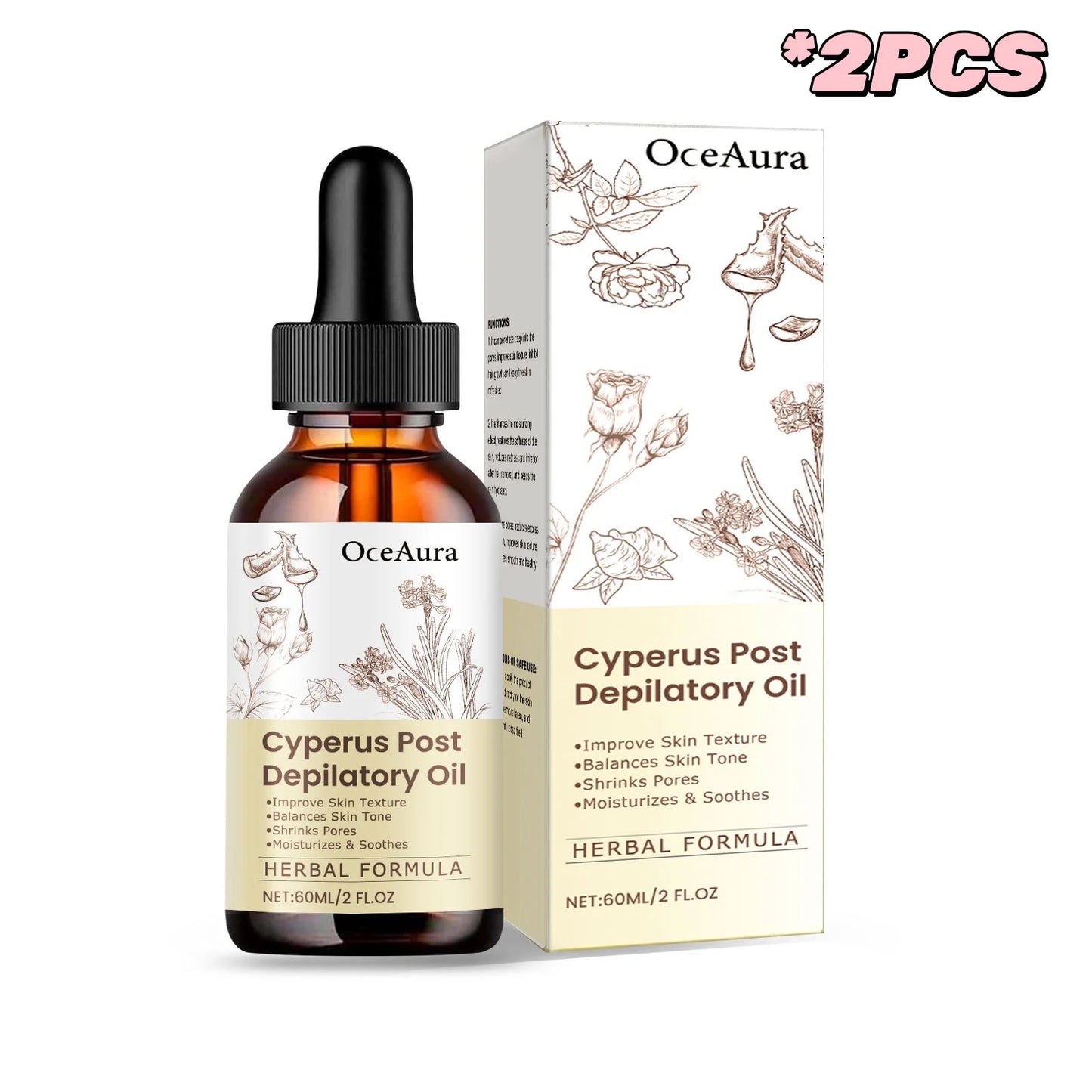Post-Wax Hair Growth Inhibitor Soothing Oil | 60ml
