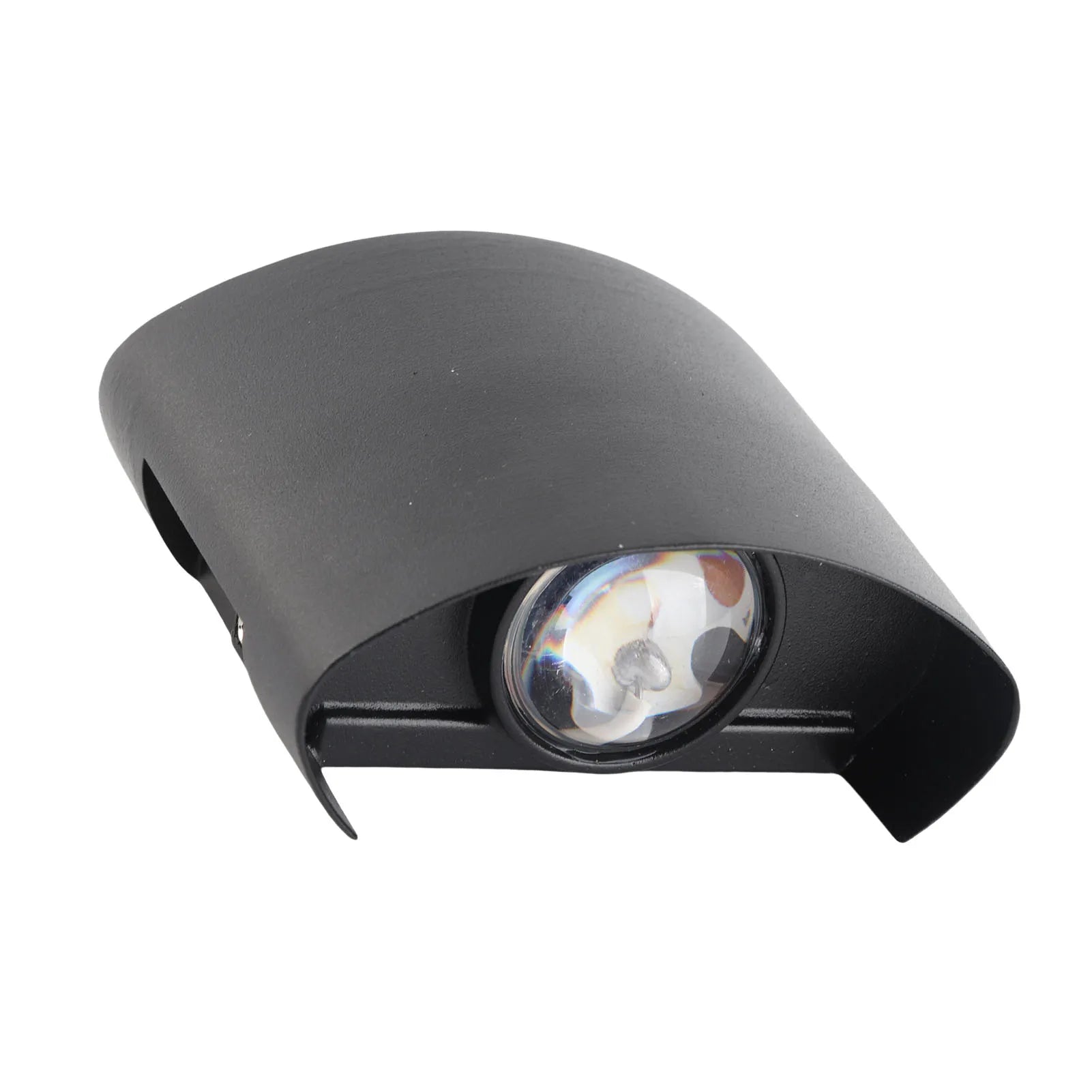 Outdoor Wall Light Rustproof Aluminum Alloy Wall Sconce Lamp Anti Oxidation Black High Brightness 110‑265V for Yard for Porch Peaceful Pleasures Health and Wellness