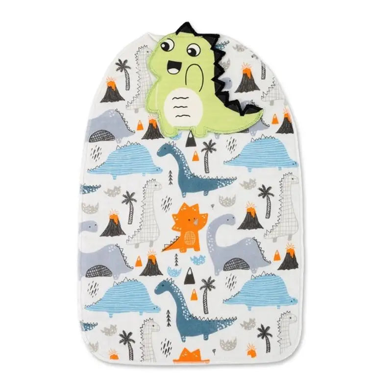 Baby Back Sweat Absorbent Towel | Soft Cotton Cartoon Pad