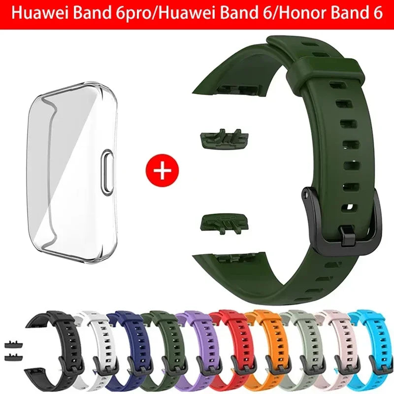 Silicone Sport Strap for Huawei Band 6 / 6 Pro & Honor Band 6 Peaceful Pleasures Health and Wellness
