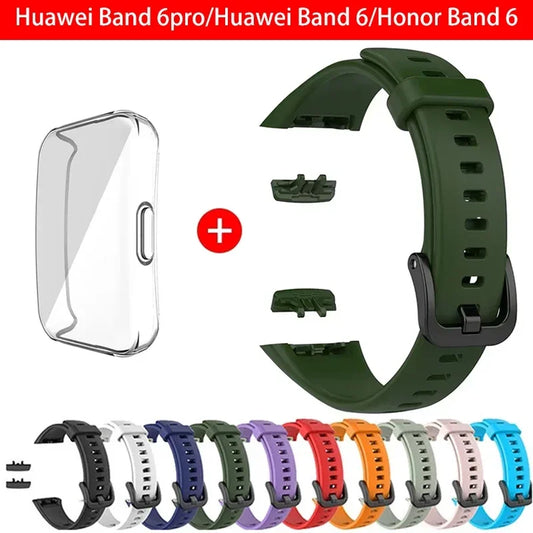Silicone Sport Strap for Huawei Band 6 / 6 Pro & Honor Band 6 Peaceful Pleasures Health and Wellness