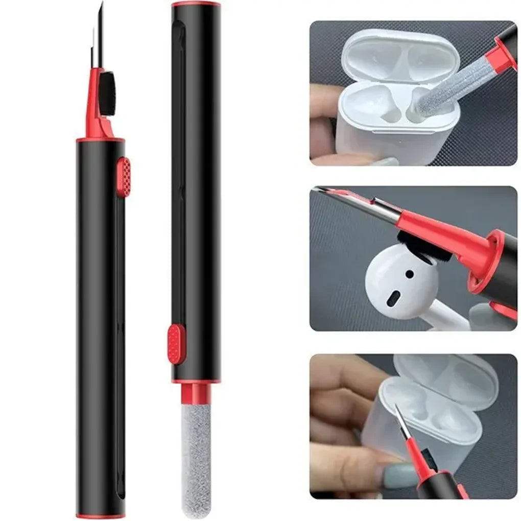 3-in-1 Earbud Cleaning Kit – Pen, Brush & Sponge | AirPods