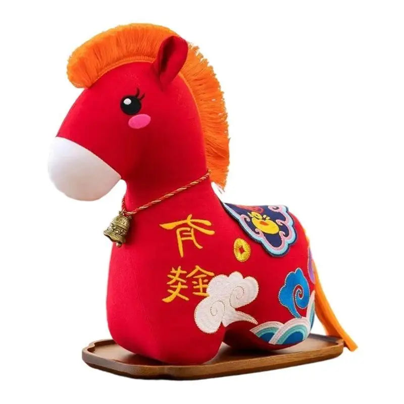 Soft Plush Horse Chinese Zodiac Stuffed Toy – Home & Office Decor