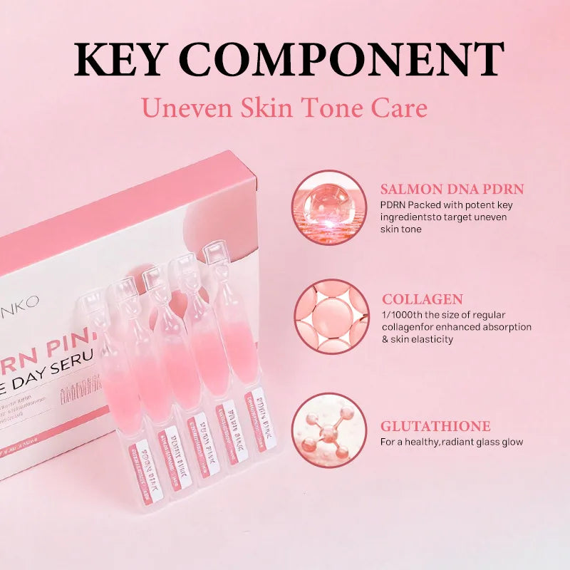 PDRN Pink Peptide Collagen Serum | K-Beauty Hydrating Face Serum