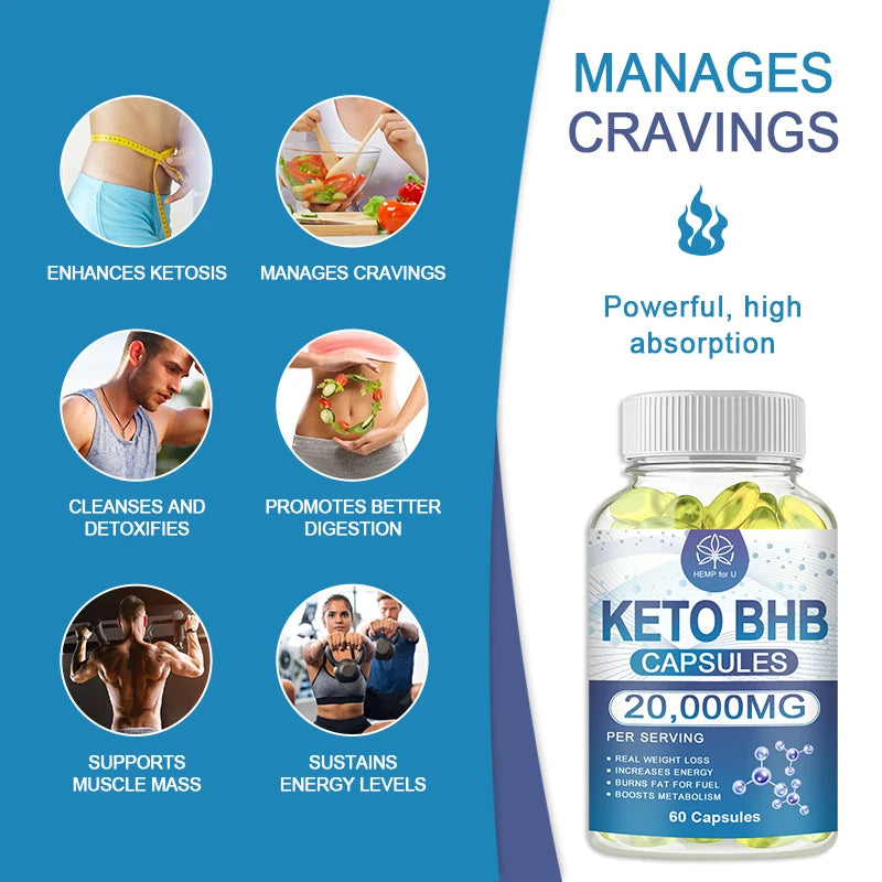 BHB Keto Capsules – Ketosis & Weight Loss Support for Men & Women Dietary Supplement Peaceful Pleasures Health and Wellness