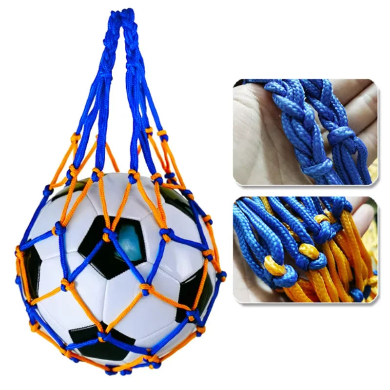 Nylon Mesh Ball Net Bag – Basketball, Football & Sports