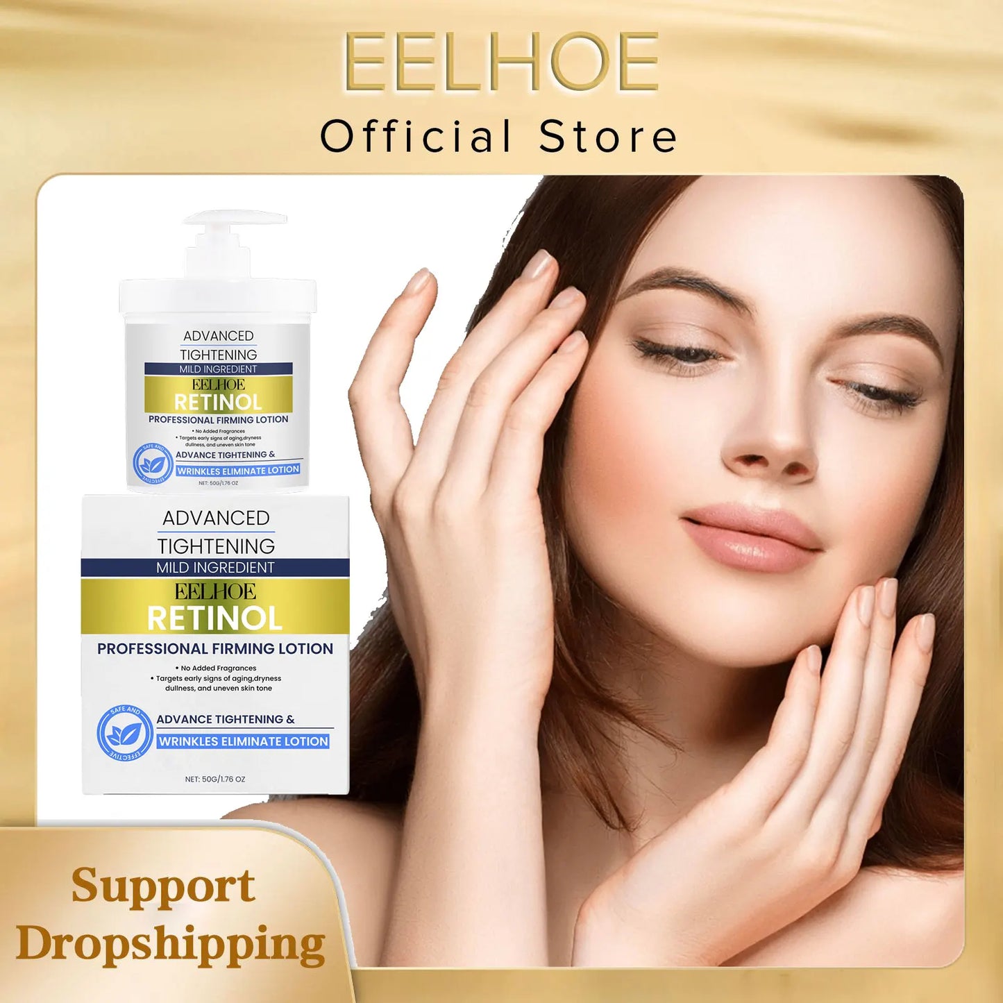 EELHOE Retinol Face Cream | Firming, Brightening & Anti-Aging 50g