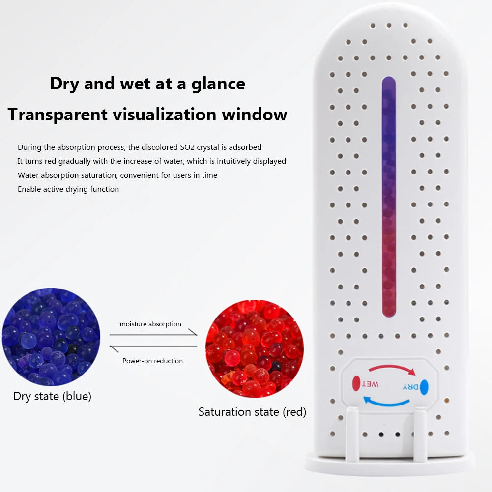 Mini Electric Dehumidifier – Portable Moisture Absorber for Home Peaceful Pleasures Health and Wellness