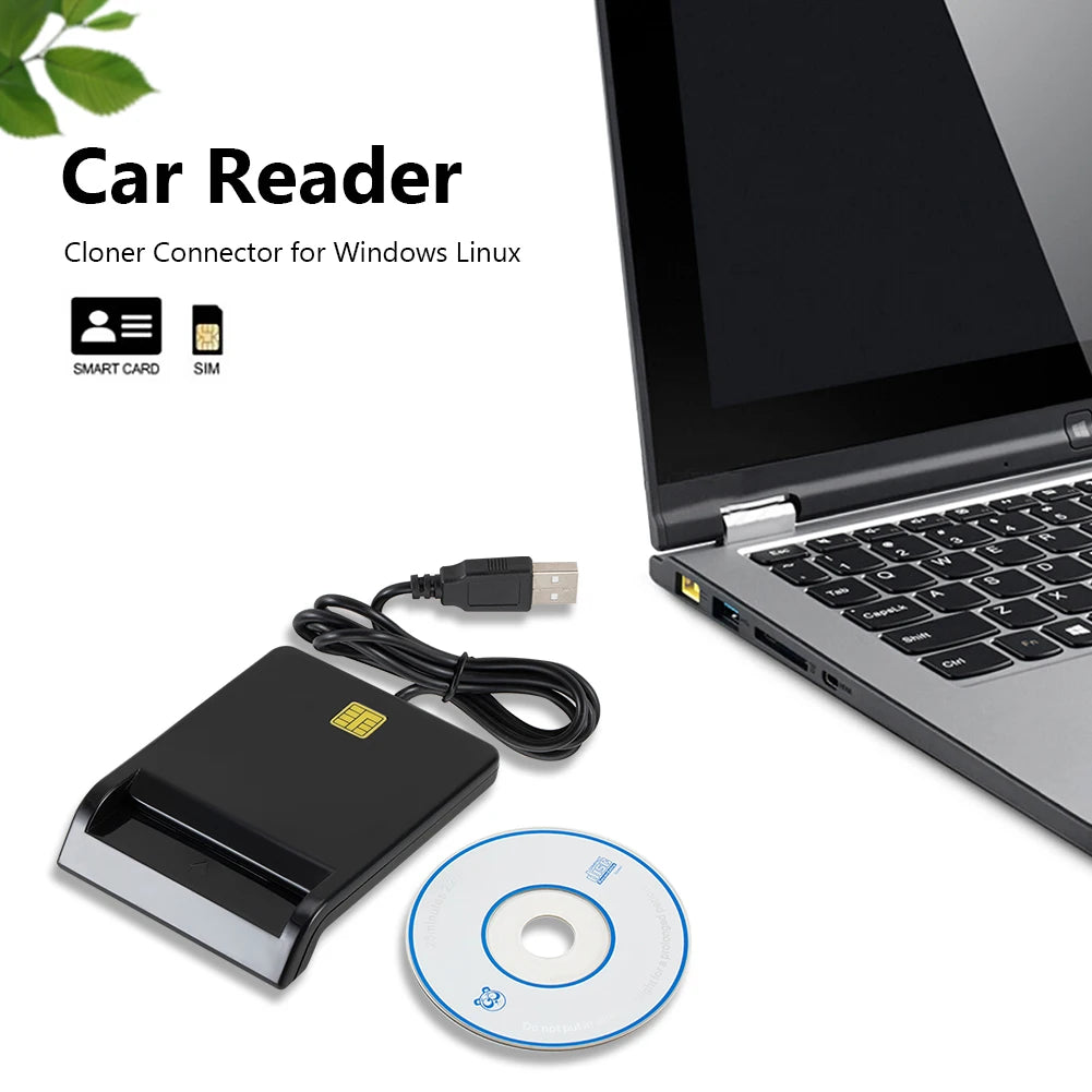 USB 2.0 Smart Card Reader – CAC, SIM, ATM & ID Card Compatible Card Reader Peaceful Pleasures Health and Wellness