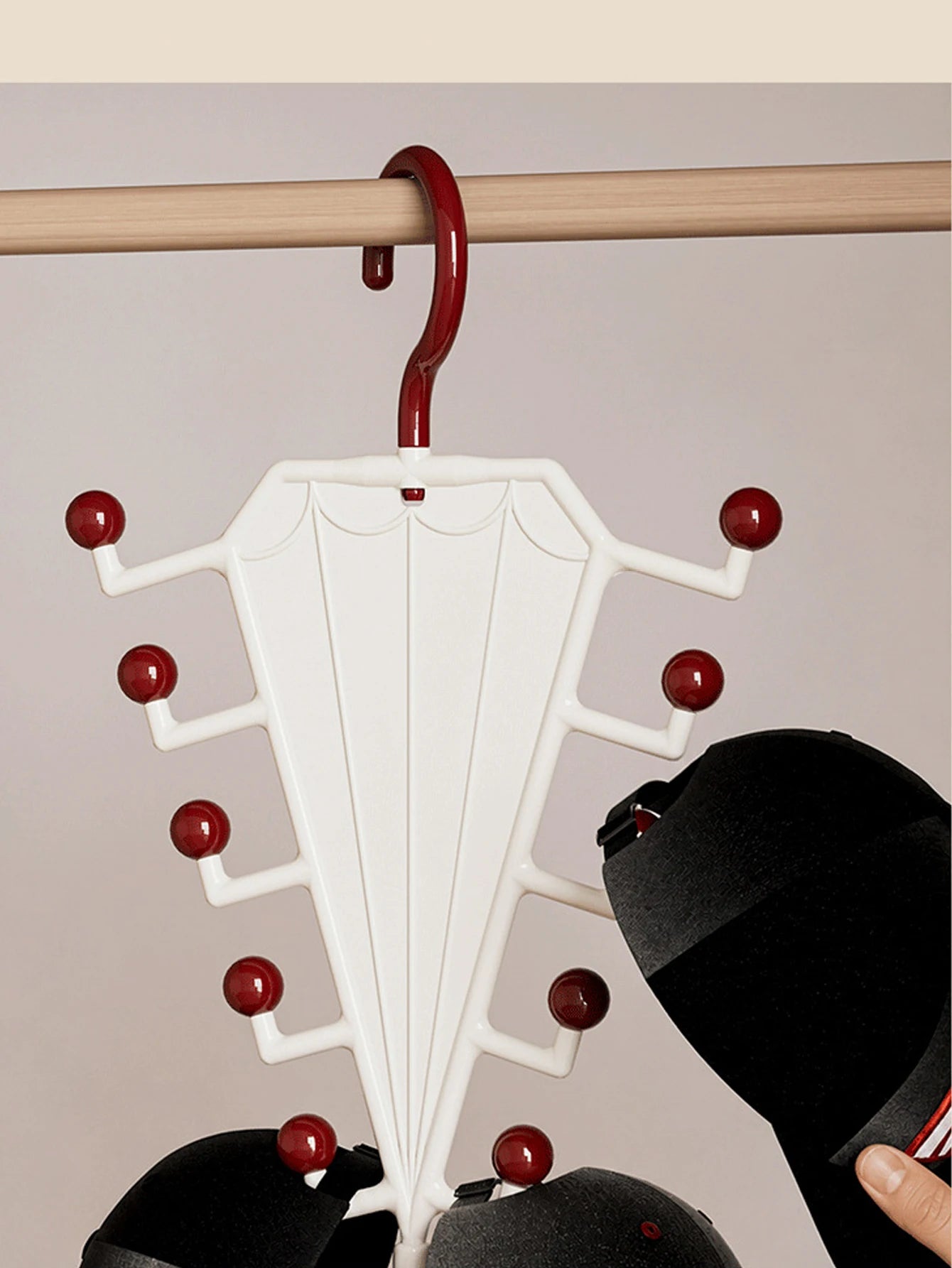 1Pcs Rotating Hanger Hook V Shaped Hanger Organizer Belt Hat Scarf Clothes Storage Wardrobe Space Saving Organizer Peaceful Pleasures Health and Wellness