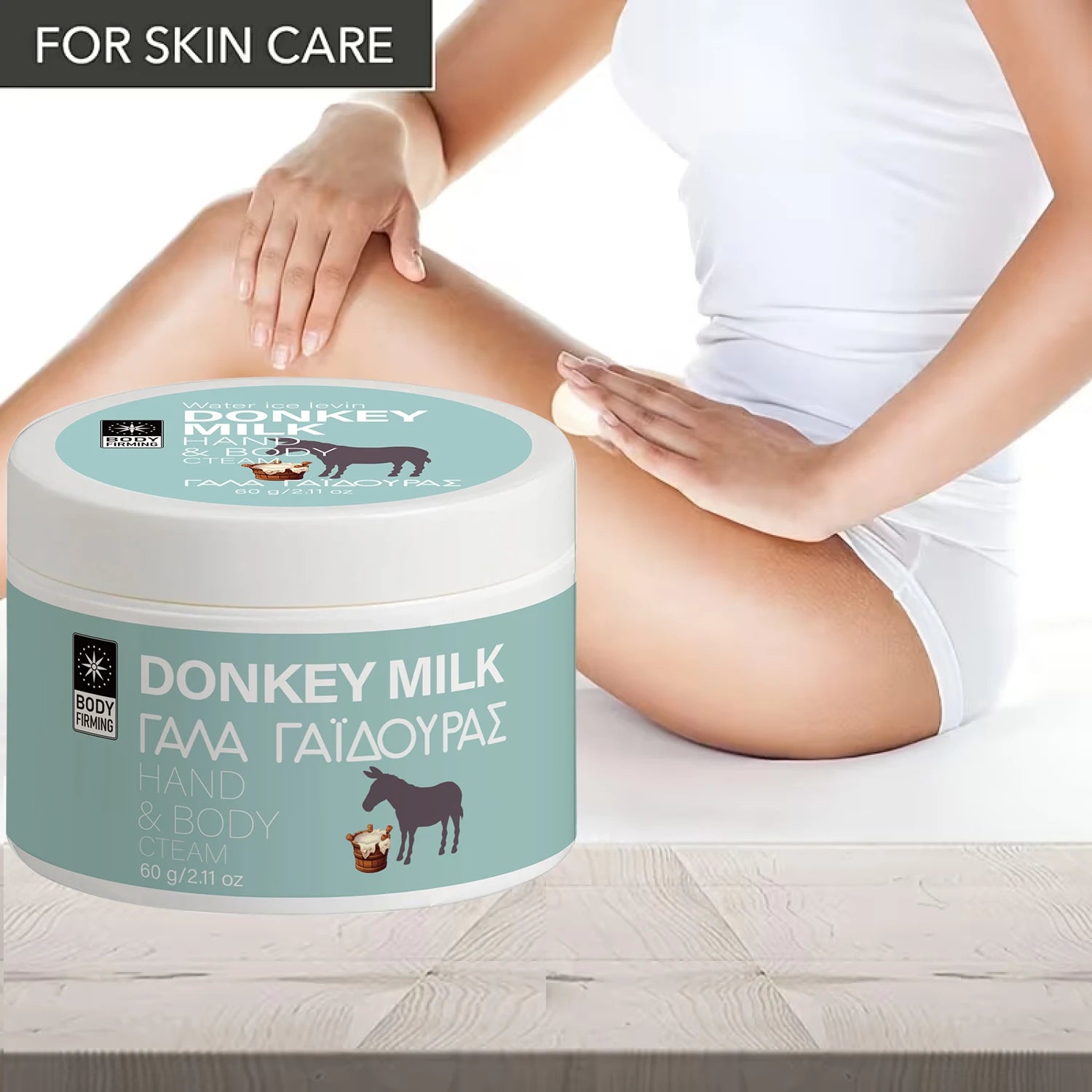 Donkey Milk Hand & Body Cream – Hyaluronic Acid & Coconut Oil Body Moisturizing Cream Peaceful Pleasures Health and Wellness
