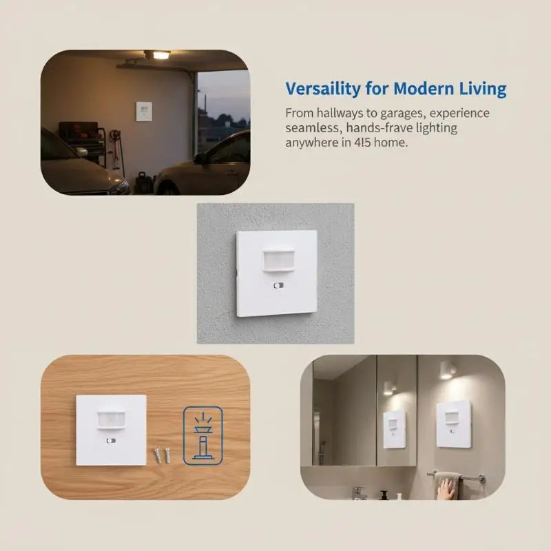 Load 7-10M Distance Infrared PIR Motion Sensor Switch 110~240V Wall Mounted Pir Infrared Motion Sensor Switch For LED Light Lamp Peaceful Pleasures Health and Wellness