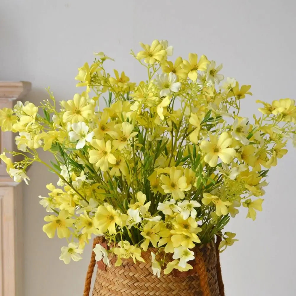 Silk Artificial Chrysanthemums 12 Heads | Floral Décor Props