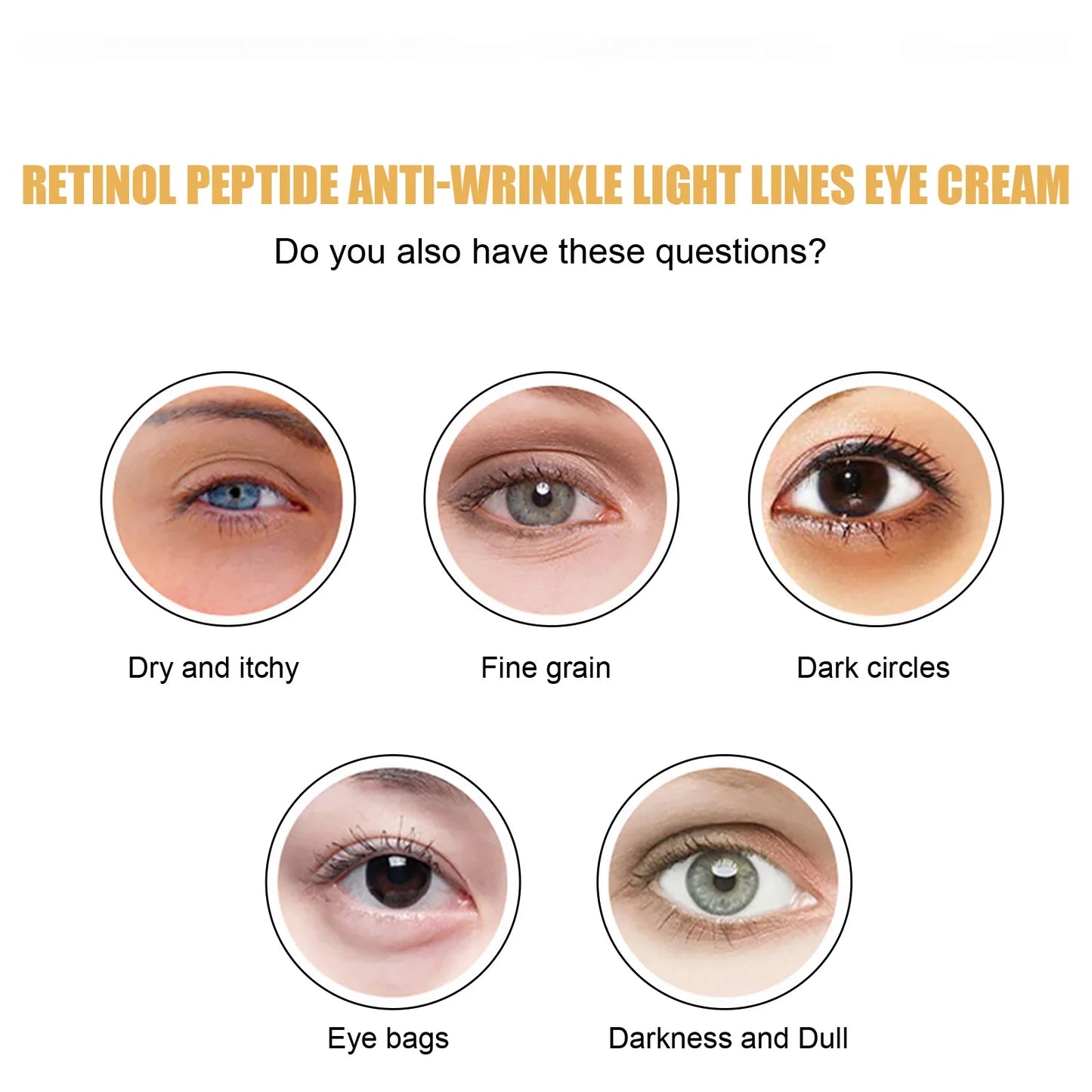 Eelhoe Retinol Peptide Eye Cream – Dark Circles & Puffiness