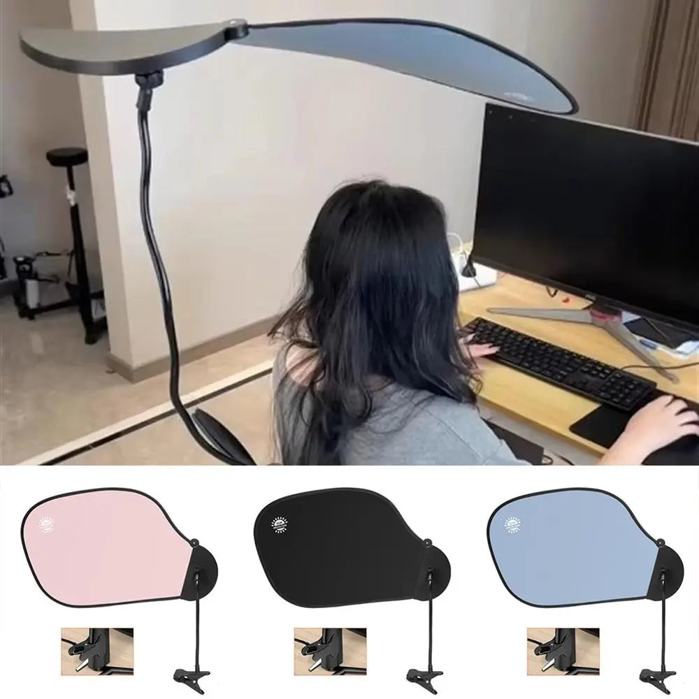 Adjustable Office Desk Sun Shade Board with Clip – UV Visor