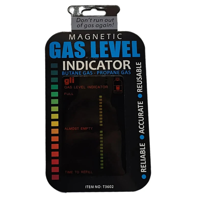 Magnetic Gas Cylinder Tool Gas Tank Level Indicator Propane Butane LPG Fuel Gauge Caravan Bottle Temperature Measuring Stick Peaceful Pleasures Health and Wellness