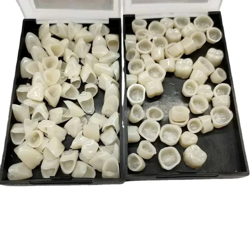 5 Boxes Dental Teeth Veneers Whitening False Denture Resin Temporary Crown Replacement Kit Porcelain Dental Material Oral Care Peaceful Pleasures Health and Wellness