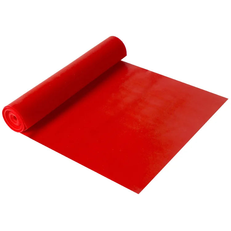 New Yoga Pilates Resistance Band - Long Elastic Stretch Band for Lower Body Strength Training Physical Therapy Home Gym Exercise Peaceful Pleasures Health and Wellness Red 15X150CM