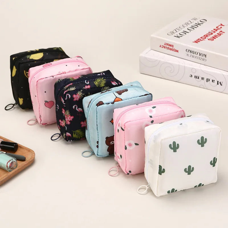Cute Cartoon Makeup Bag | Travel Cosmetic Organizer Pouch