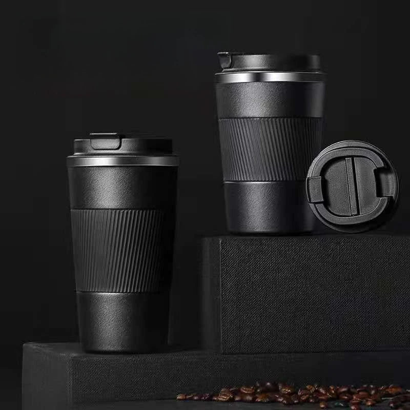 Stainless Steel Vacuum Insulated Car Coffee Cup | 6–12Hr Insulated Travel Mug Peaceful Pleasures Health and Wellness