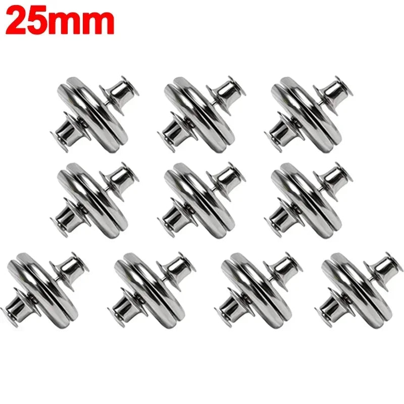 1-10Pairs Curtain Magnetic Button Nail Free Detachable Window Curtain Close Magnet Buckle Adjustment Curtain Clip Accessories Peaceful Pleasures Health and Wellness 25mm 5 Pairs
