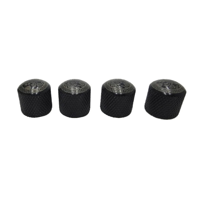 Black Engraved Perforated Non-perforated Knob Switch Cap Electric
