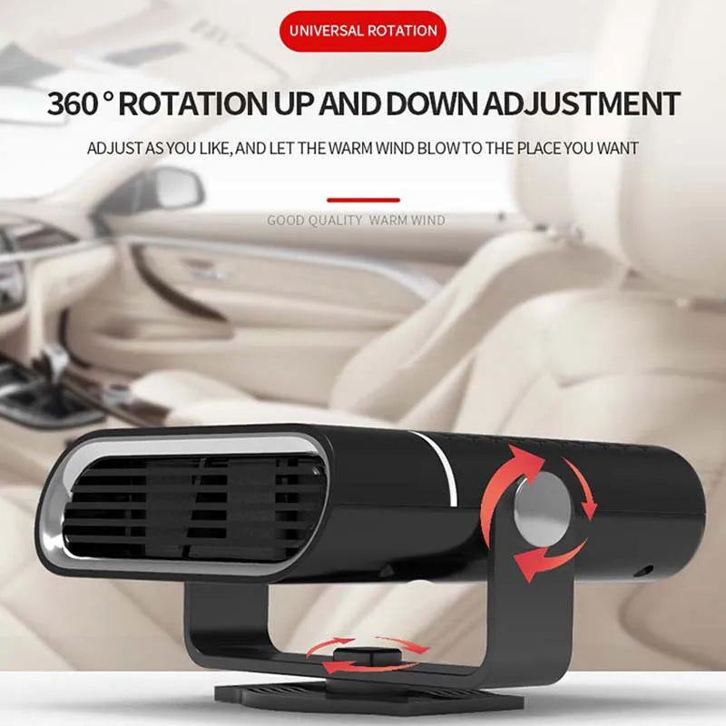 Hotselling Winter Car Heater Ptc Mini Car Heater Fan Windshield Car Heater Portable Fan For Cars Windshield Defroster Demister Peaceful Pleasures Health and Wellness