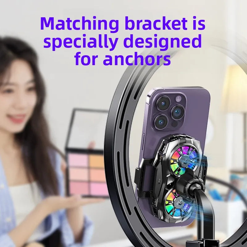 phone cooler gaming portable fan to cool the mobile cooling fan magnetic mobile cooler phone gaming radiator for cell phone fan Peaceful Pleasures Health and Wellness