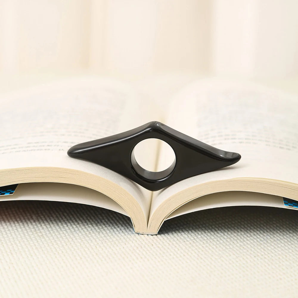 Thumbbook Support Acrylic Press Bookmark Book Reading Aid
