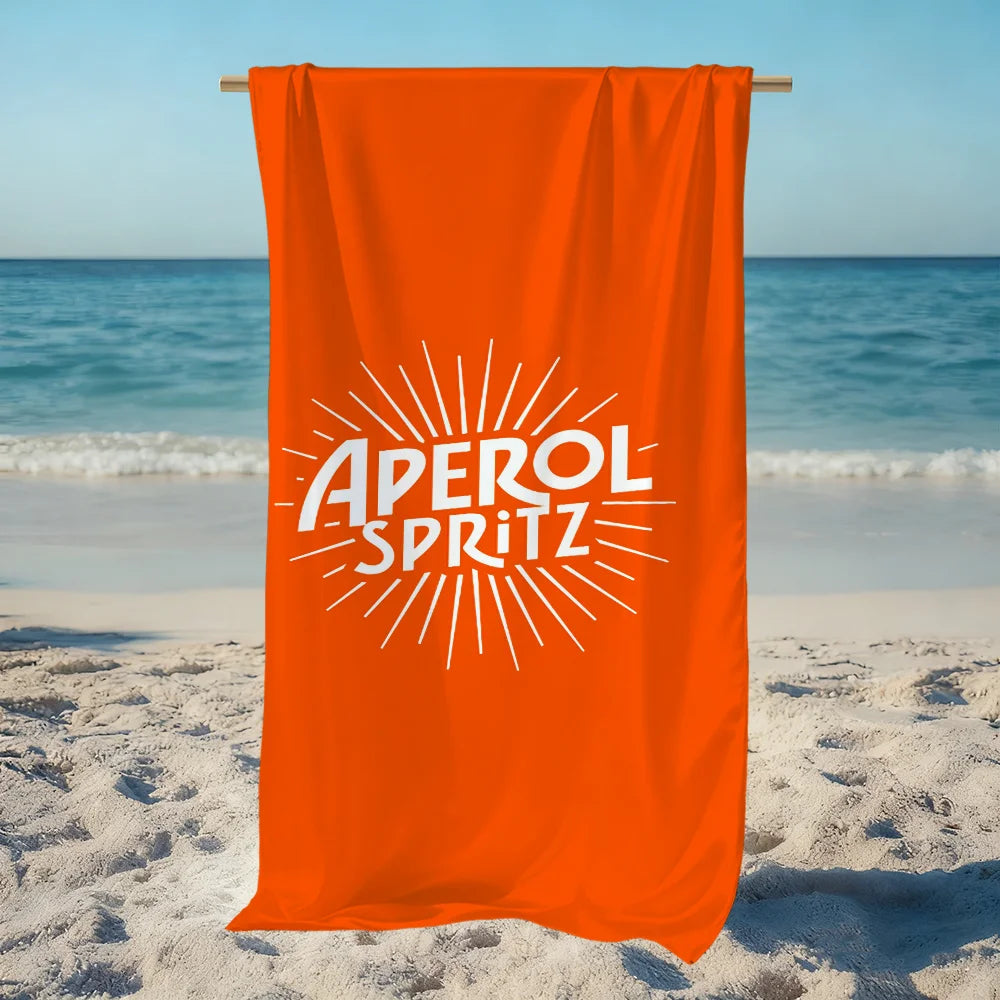 Orange Quick-Dry Beach Towel | Soft Pool & Travel Towel