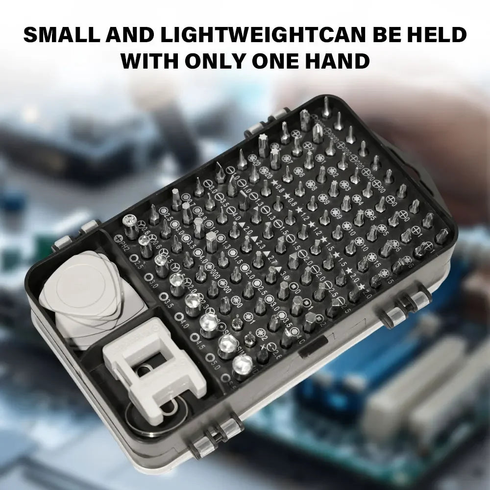 NEW 115 in 1 Magnetic Precision Screwdriver Set - Complete Repair Hand Tool Kit for Computer Laptop Phone and Electronic Devices Peaceful Pleasures Health and Wellness