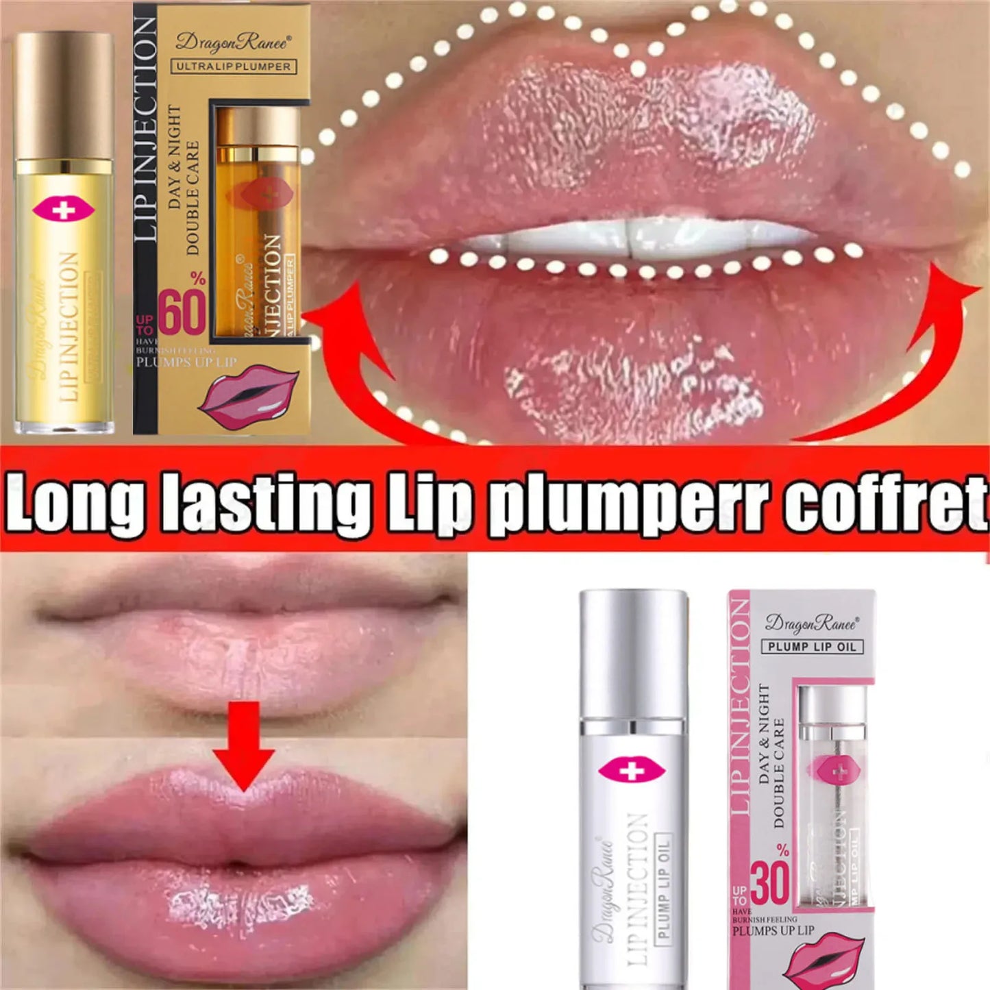 Lip Plumper Oil – Volumizing, Hydrating & Collagen Gloss