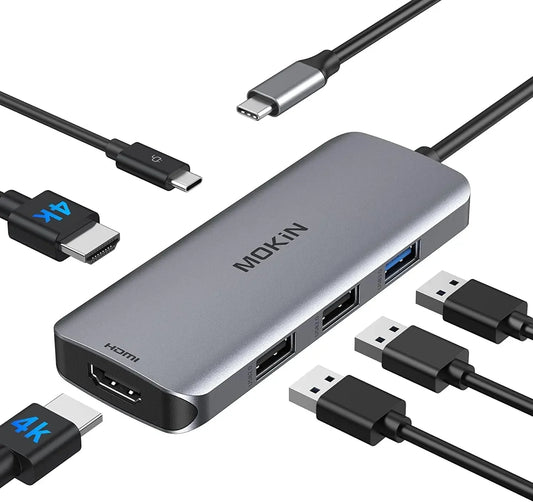 USB-C Dual HDMI Docking Station with 3 USB Ports and PD Charging for Windows Laptops Peaceful Pleasures Health and Wellness United States