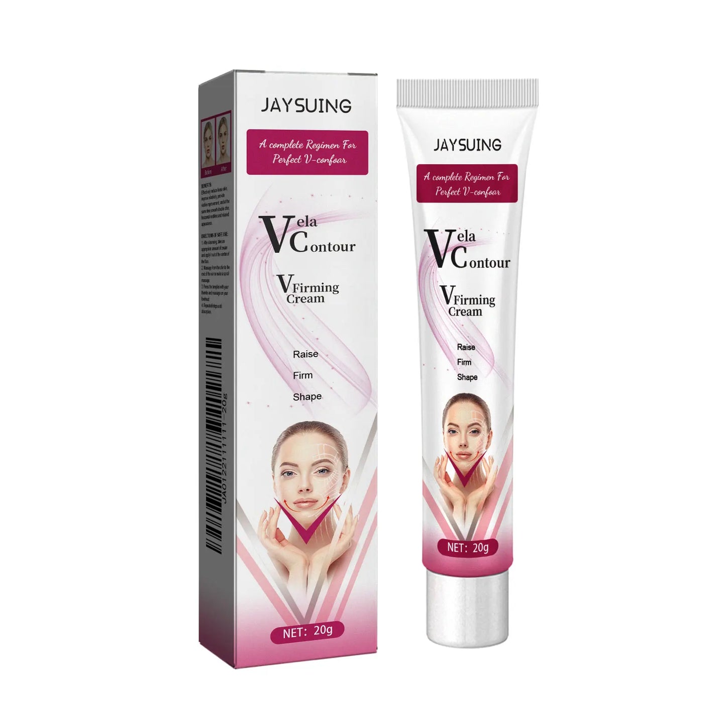 Facial Firming Cream Prevent Skin Sagging Remove Double Chin Increase Cell Elasticity Moisturize Lifting V-Face Massage Lotion Peaceful Pleasures Health and Wellness 20g