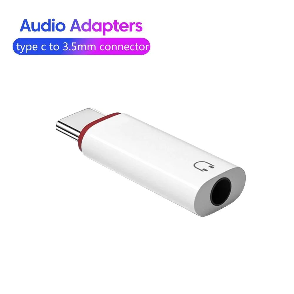 USB-C to 3.5mm Audio Adapter | AUX Headphone Converter Peaceful Pleasures Health and Wellness 1PCS type c