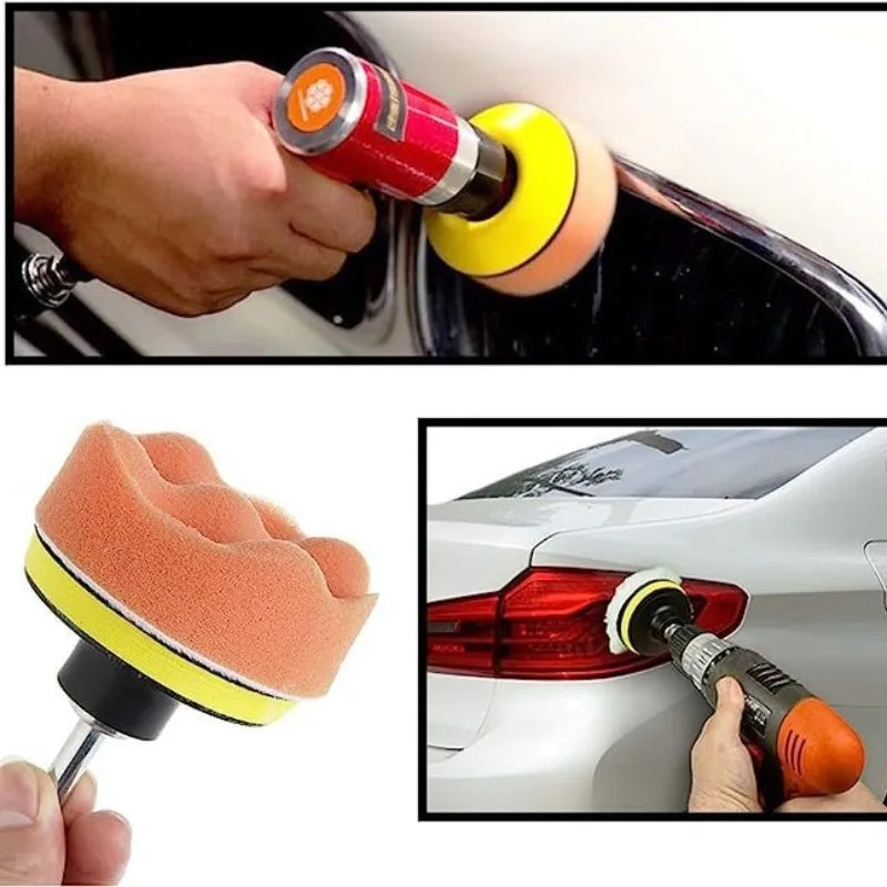 11-Piece Car Polishing Pads Set – 3/5/7 Inch Sponge & Wool Peaceful Pleasures Health and Wellness