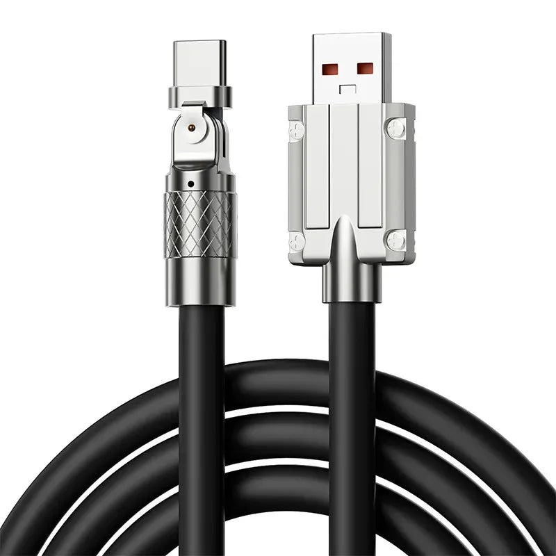 120W USB-C Fast Charging Cable | 180° Elbow Gaming Charger