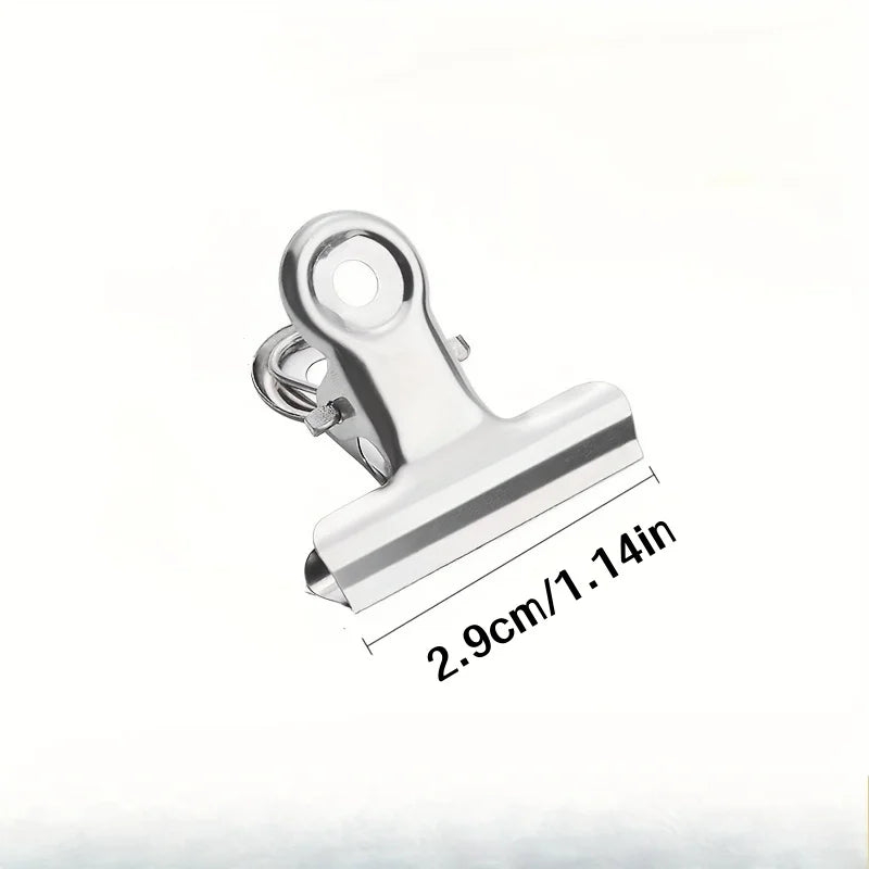 12-Pack Heavy Duty Stainless Steel Food Bag Sealers - Reusable and Multifunctional Sealing Clips Suitable for Kitchen, Office, School - Ideal Home Organizers and Storage Essentials | Modern Kitchen Accessories | Durable Struc Peaceful Pleasures Health and Wellness