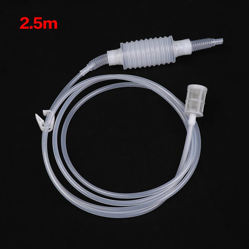 2M/2.5M Semi-automatic Home Brew Syphon Pack For Wine Making Hand Knead Siphon Filter Food Grade Tube For Homebrew Peaceful Pleasures Health and Wellness B