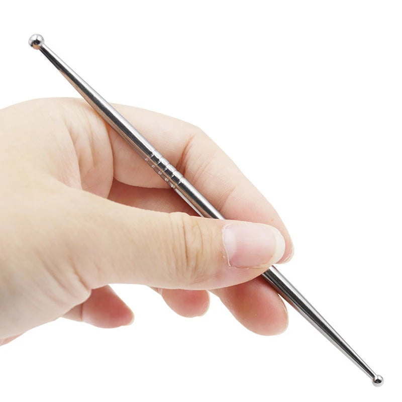S/M/L Acupuncture Pen Stainless Steel Manual Acupuncture Pen Trigger Point Massager Deep Tissue Massage For Body Face Massage Peaceful Pleasures Health and Wellness