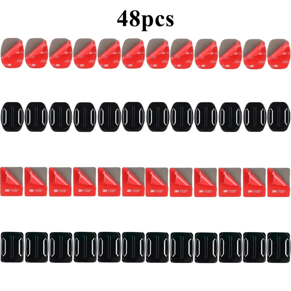 48-Pack VHB Adhesive Mounting Stickers for GoPro & Action Cams
