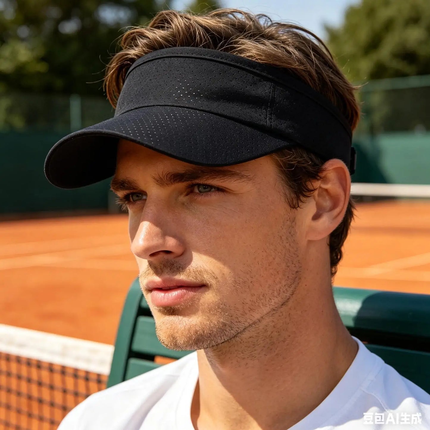 Unisex UV Sports Visor – Adjustable, Foldable Sun Hat for Outdoor