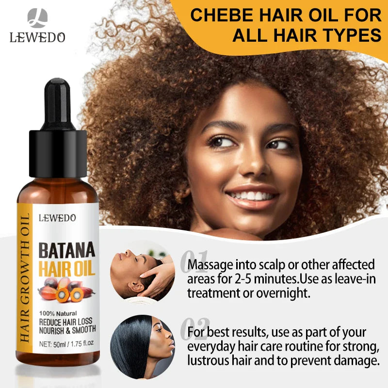 Lewedo Pure Batana Oil – Hair Growth & Nourishing Treatment 50ml