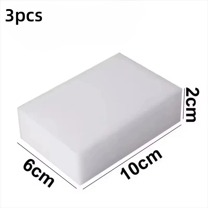 3/5Pcs Magic Melamine Sponge Eraser 10X6X2cm White Nano Cleaning Foam Pad for Home Kitchen Office Bathroom Stain Clean Peaceful Pleasures Health and Wellness 3 Pcs Bulk White