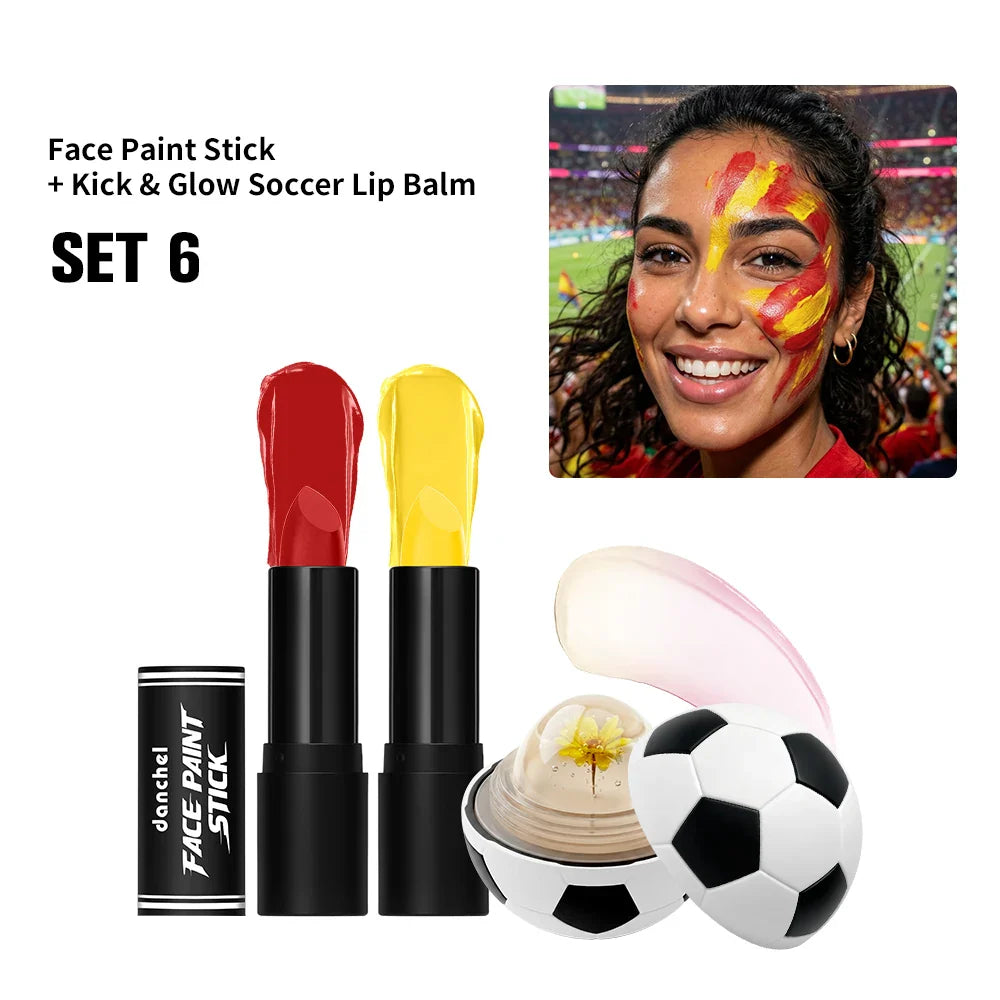 Waterproof Face Paint Stick & Lip Balm Combo | Cosplay & Party