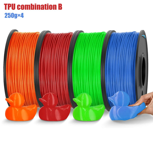 TPU Filament 1.75mm 95A Flexible 3D Printer – 250g/500g/1kg