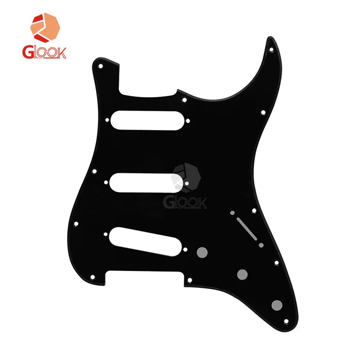 11 Nail Electric Guitar Guard ST SQ Panel Hole Single SSS Meffen