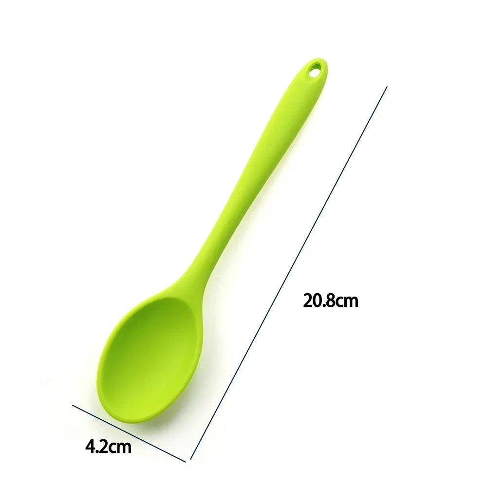 Silicone Soup Spoon – Nonstick-Safe Kitchen Mixing Ladle