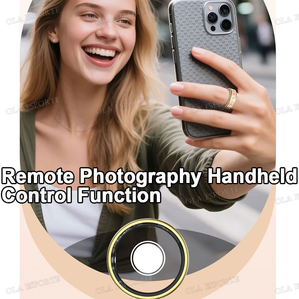 Smart Ring – Heart Rate, SpO₂ & Sleep Tracker | IP67 Waterproof