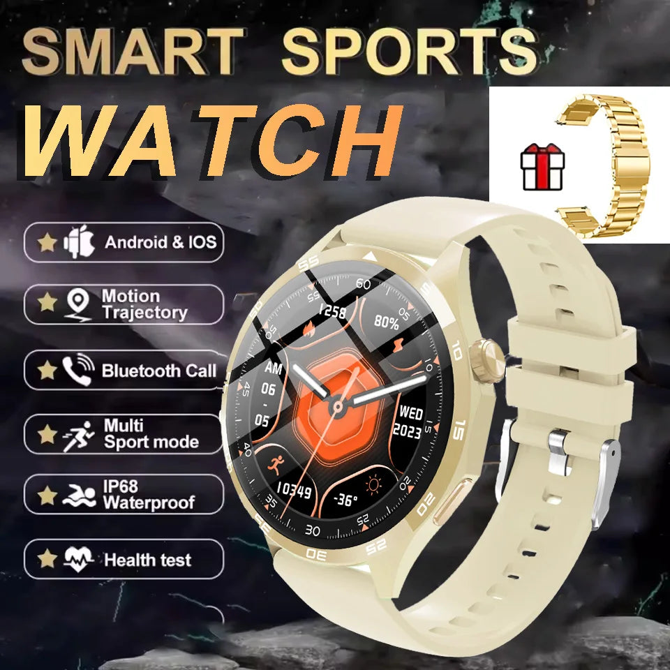 2025 New Smart Watch Men Women Multi-Sport Mode HD Amoled 1.50 Inch SmartWatch Bluetooth Calling Call Life-Waterproof Watch Peaceful Pleasures Health and Wellness Go22Szstrap
